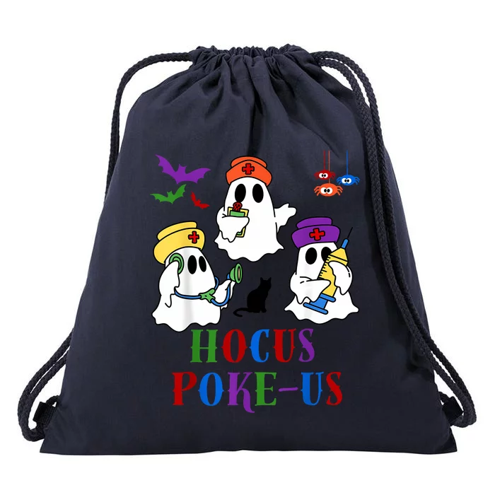 Hocus Pokeus Nurse Halloween Medical Phlebotomy Injection Drawstring Bag