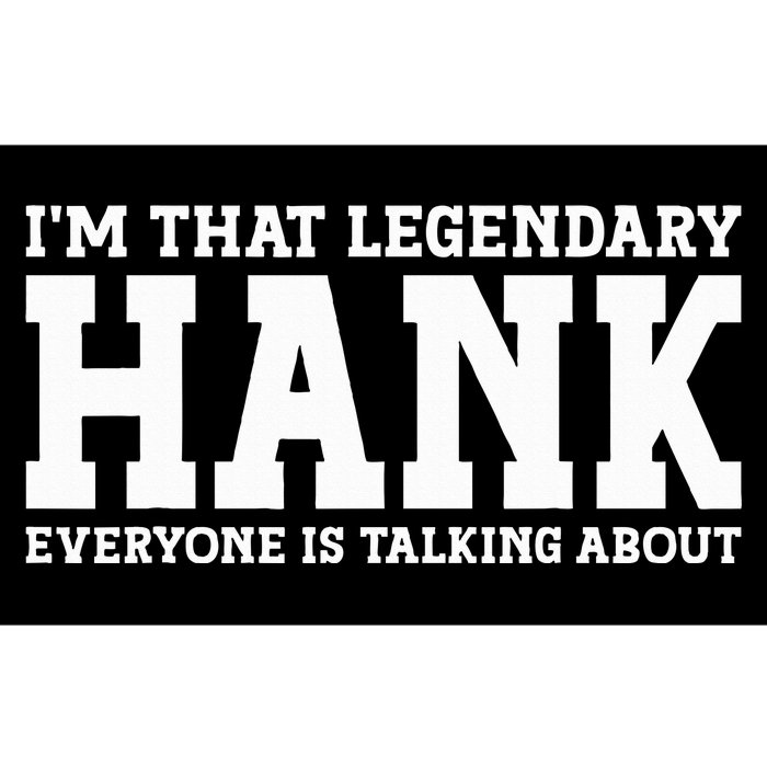 Hank Personal Name Funny Hank Bumper Sticker