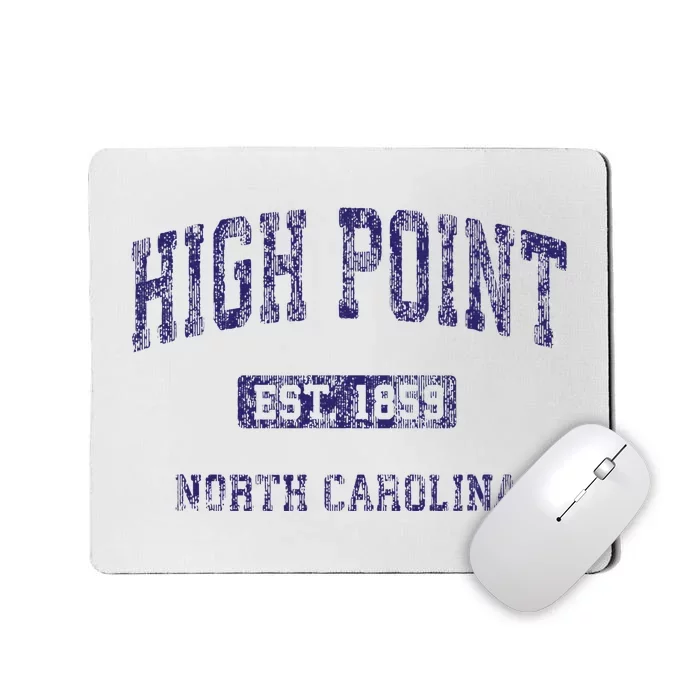 High Point North Carolina Nc Vintage Athletic Mousepad