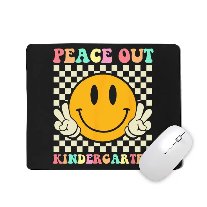 Hippie Peace Out Kindergarten Teacher Last Day Of School Mousepad