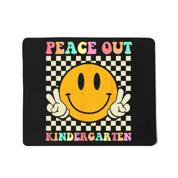 Hippie Peace Out Kindergarten Teacher Last Day Of School Mousepad