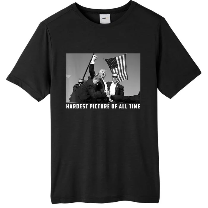 Hardest Picture Of All The Time Trump 2024 Pennsylvania Rally Shooting ChromaSoft Performance T-Shirt