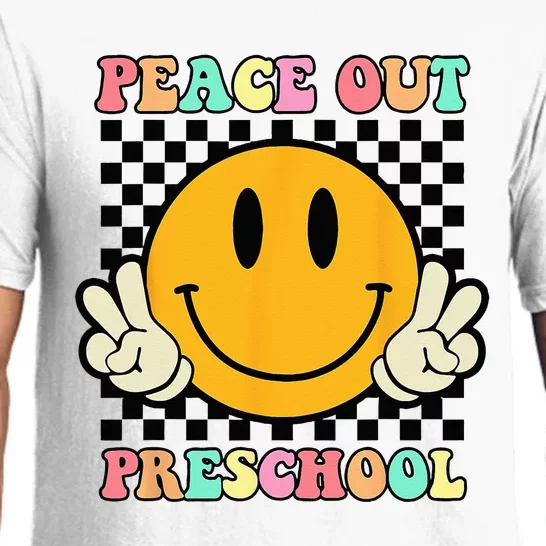 Hippie Peace Out Preschool Teacher Last Day Of School Pajama Set