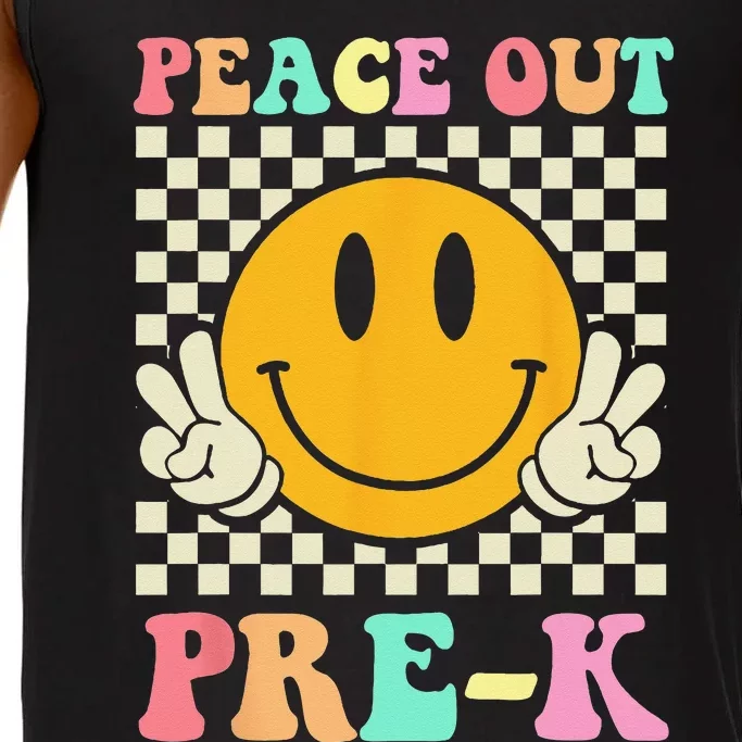 Hippie Peace Out PreK Teacher Last Day Of School Comfort Colors® Tank Top