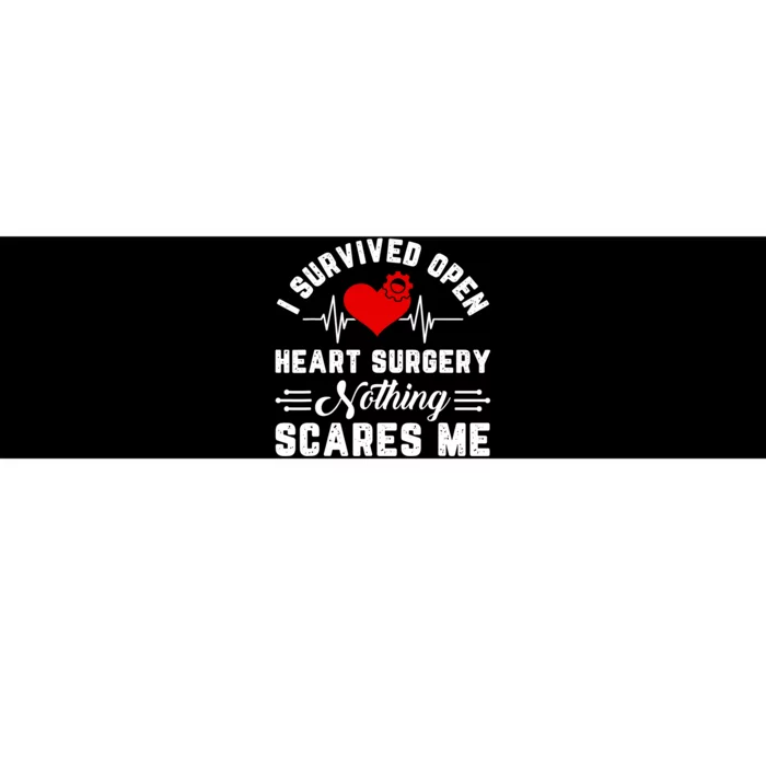 Heart Patient Open Heart Surgery Survivor Bumper Sticker