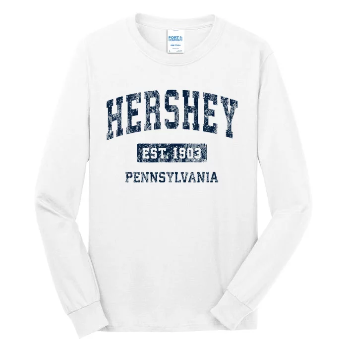 Hershey Pennsylvania Pa Vintage Athletic Sports Design Tall Long Sleeve T-Shirt