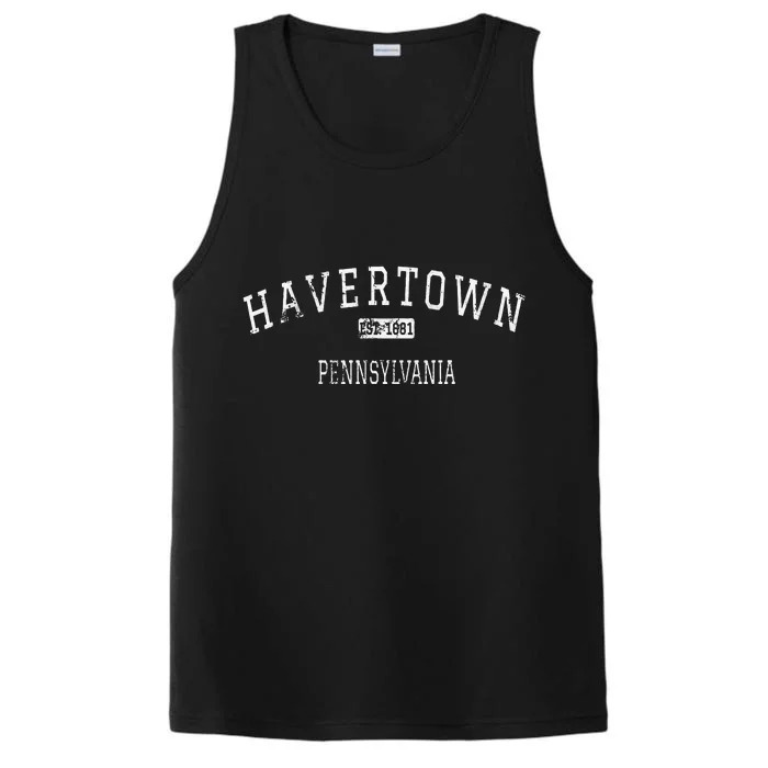 Havertown Pennsylvania PA Vintage Performance Tank