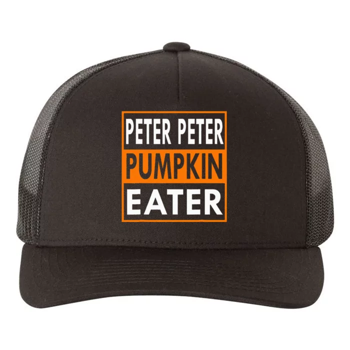 Halloween Peter Pumpkin Eater Costume Couples Yupoong Adult 5-Panel Trucker Hat