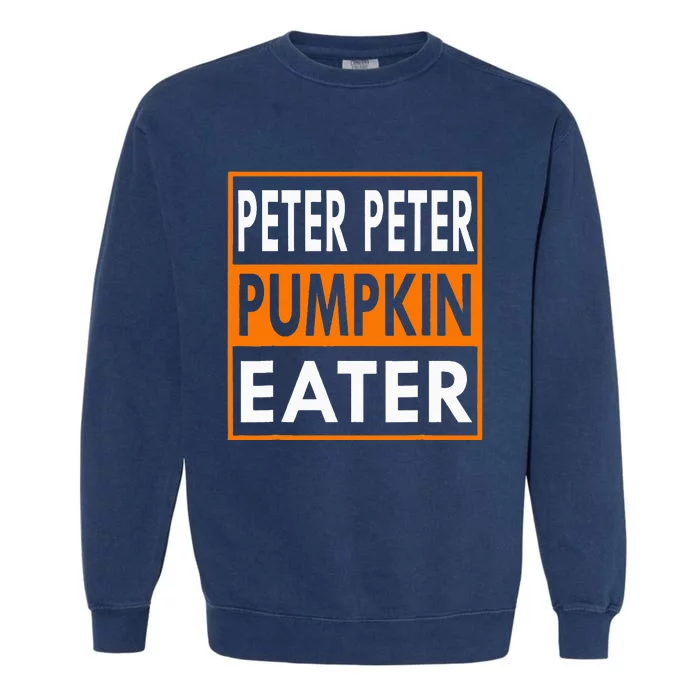 Halloween Peter Pumpkin Eater Costume Couples Garment-Dyed Sweatshirt