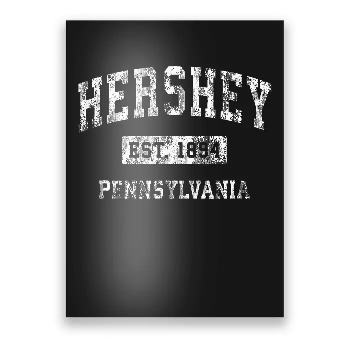 Hershey Pennsylvania Pa Vintage Established Poster