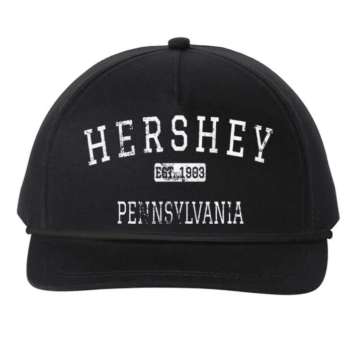 Hershey Pennsylvania Pa Vintage Snapback Five-Panel Rope Hat