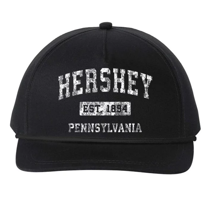 Hershey Pennsylvania Pa Vintage Established Sports Snapback Five-Panel Rope Hat