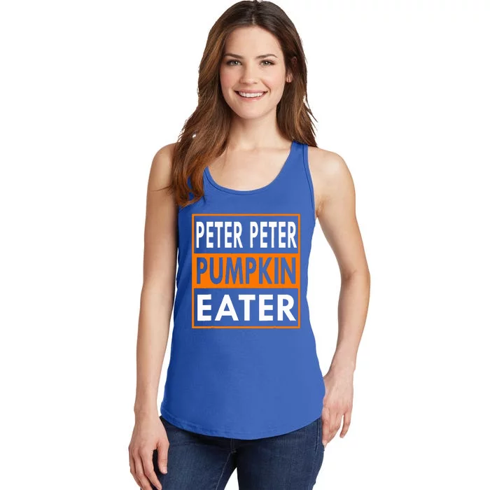 Halloween Peter Pumpkin Eater Costume Couples Ladies Essential Tank