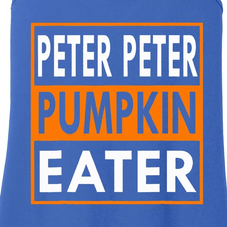 Halloween Peter Pumpkin Eater Costume Couples Ladies Essential Tank