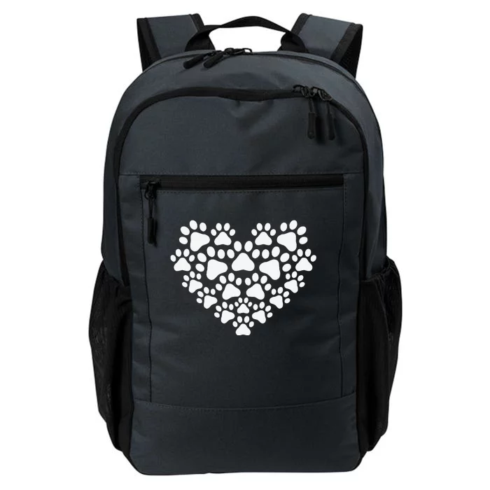 Heart Paw Print Dog & Cat Mom & Dad Mothers Day Fathers Day Daily Commute Backpack