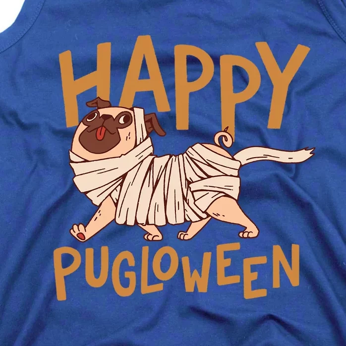 Happy Pugloween Pug Halloween Gift Tank Top