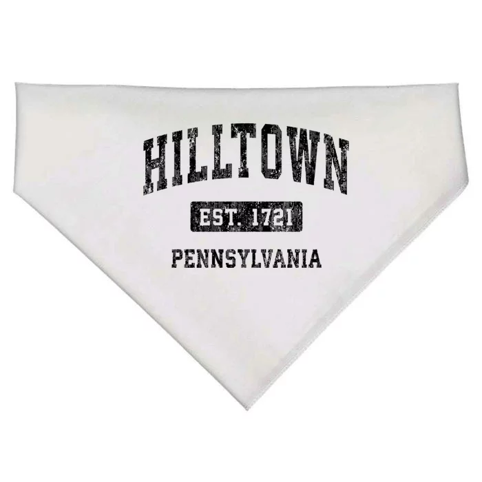 Hilltown Pennsylvania Pa Vintage Sports Established Design USA-Made Doggie Bandana