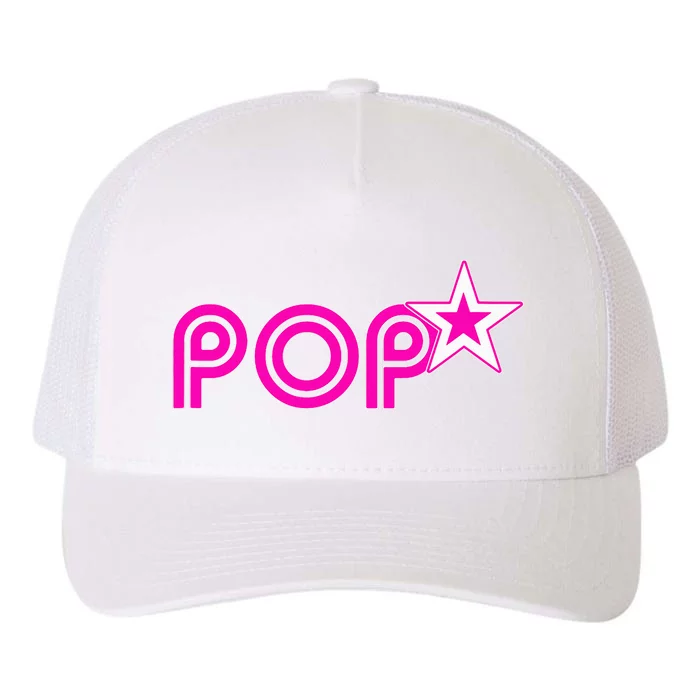 Hot Pink Pop Star IM A Famous Teen Idol Pop Music Star Yupoong Adult 5-Panel Trucker Hat