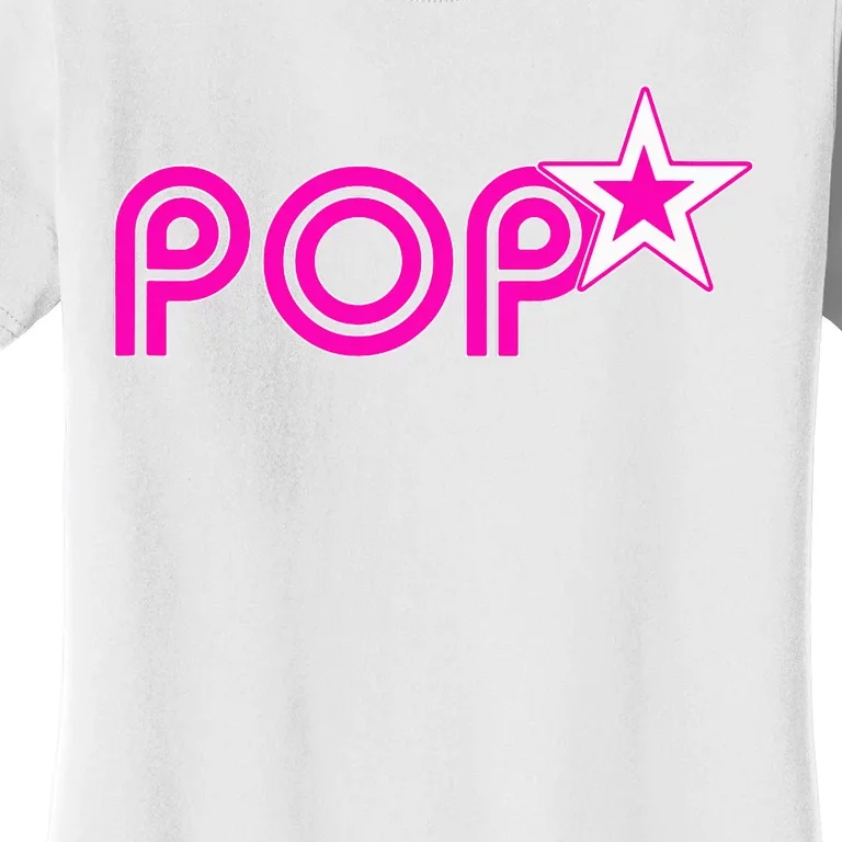 Hot Pink Pop Star IM A Famous Teen Idol Pop Music Star Women's T-Shirt