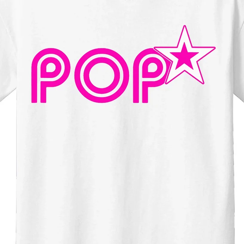 Hot Pink Pop Star IM A Famous Teen Idol Pop Music Star Kids T-Shirt