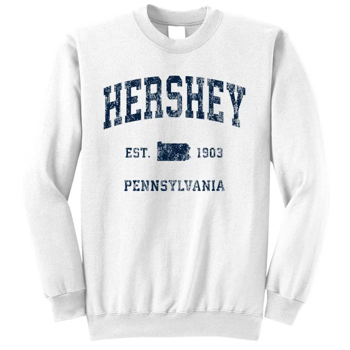 Hershey Pennsylvania Pa Vintage Athletic Sports Design Sweatshirt