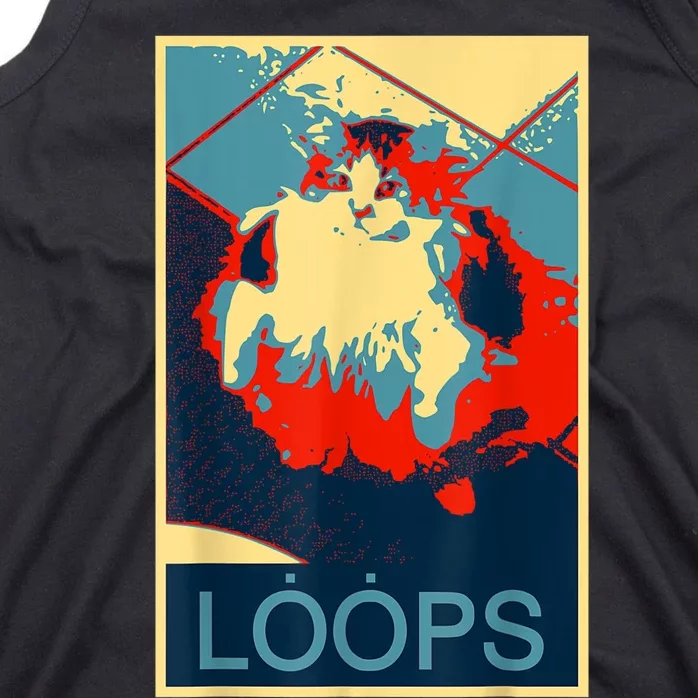 Hope Poster Parody Loops Cat Meme Tank Top