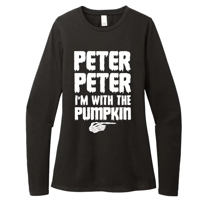 Halloween Peter Peter IM With The Pumpkin Womens CVC Long Sleeve Shirt