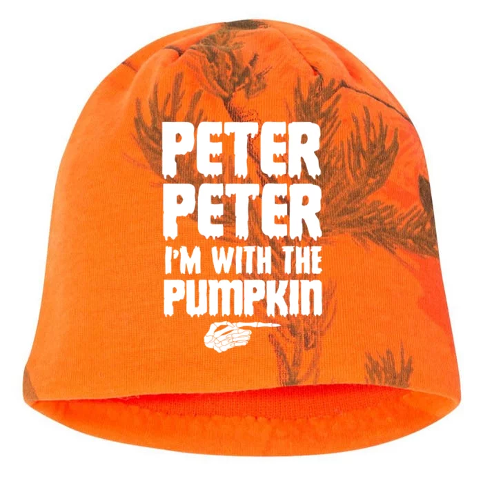 Halloween Peter Peter IM With The Pumpkin Kati - Camo Knit Beanie