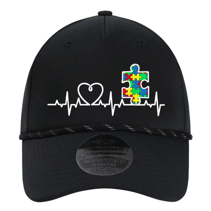 Heart Puzzle Piece Heartbeat Cool Autism Awareness Gift Performance The Dyno Cap