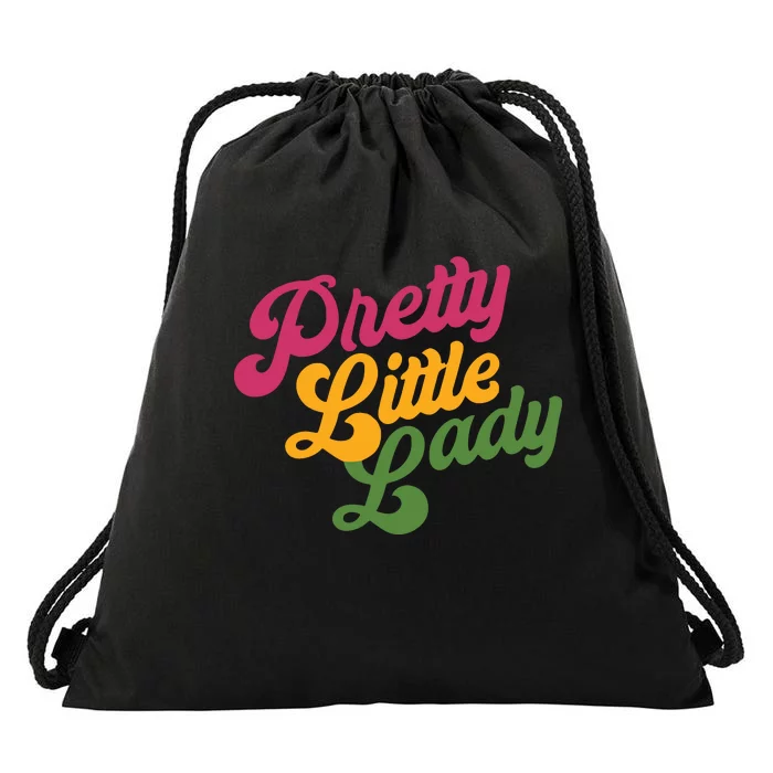 Handsome Podcast Pretty Little Lady Drawstring Bag