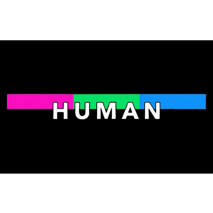 Human Polysexual Pride Month Multisexual LGBT Community Bumper Sticker