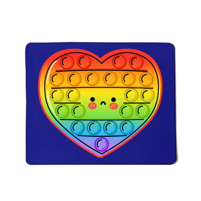 Heart Push Pop It Fidget Toy Valentine’s Day Gift Mousepad