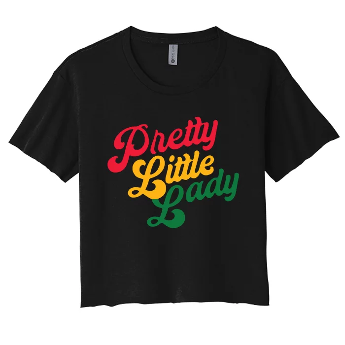 Handsome Podcast Pretty Little Lady Women's Crop Top Tee