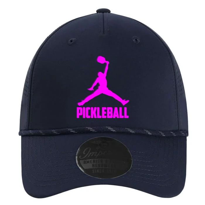 Hot Pink Pickleball Sports Logo Performance The Dyno Cap