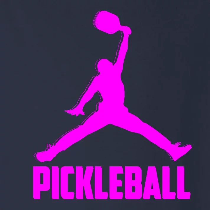 Hot Pink Pickleball Sports Logo Toddler Long Sleeve Shirt