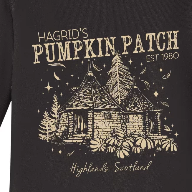 HagridS Pumpkin Patch Est 1980 Baby Long Sleeve Bodysuit