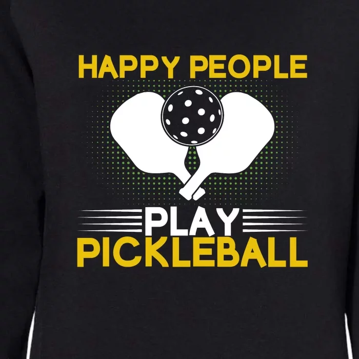 Happy People Pickleball Paddles Sport Gift For Player Womens California Wash Sweatshirt