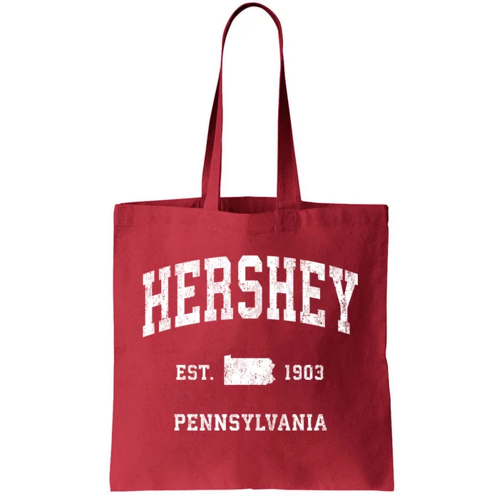 Hershey Pennsylvania Pa Vintage Athletic Tote Bag