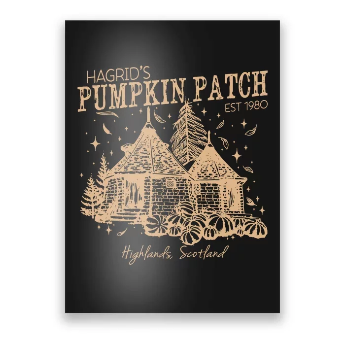 Hagrids Pumpkin Patch Est 1980 Poster