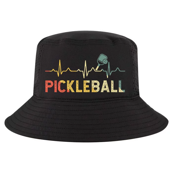 heartbeat Pickleballer Pickle Baller Pickleball Player Cool Comfort Performance Bucket Hat