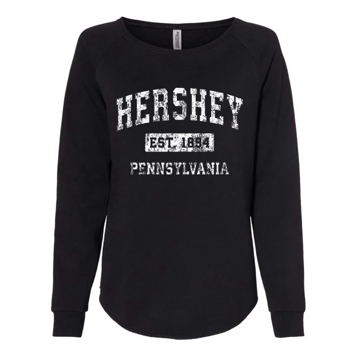 Hershey Pennsylvania PA Vintage Established Sports Design Womens California Wash Sweatshirt