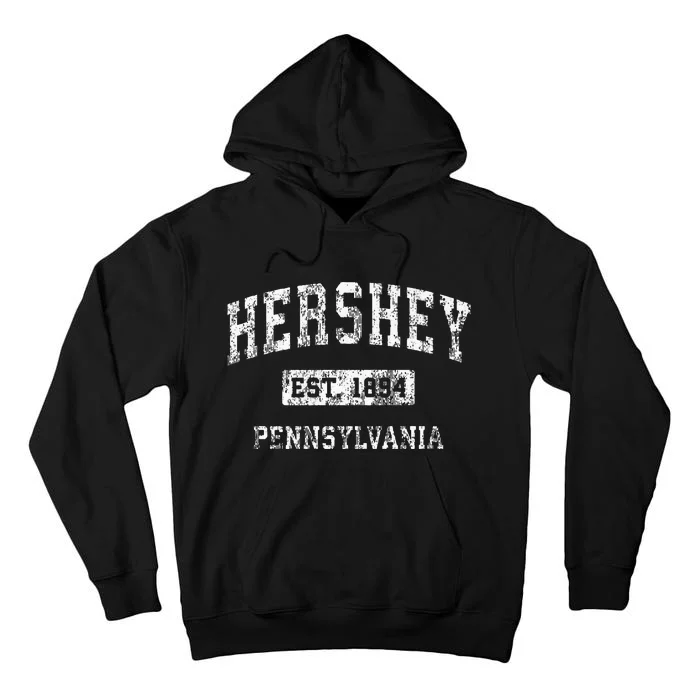 Hershey Pennsylvania PA Vintage Established Sports Design Tall Hoodie