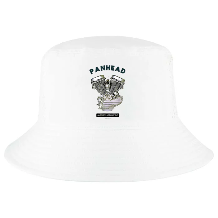 HD PanHead Retro VTwin Engine Motorcycle 48 65 Biker Gear Cool Comfort Performance Bucket Hat