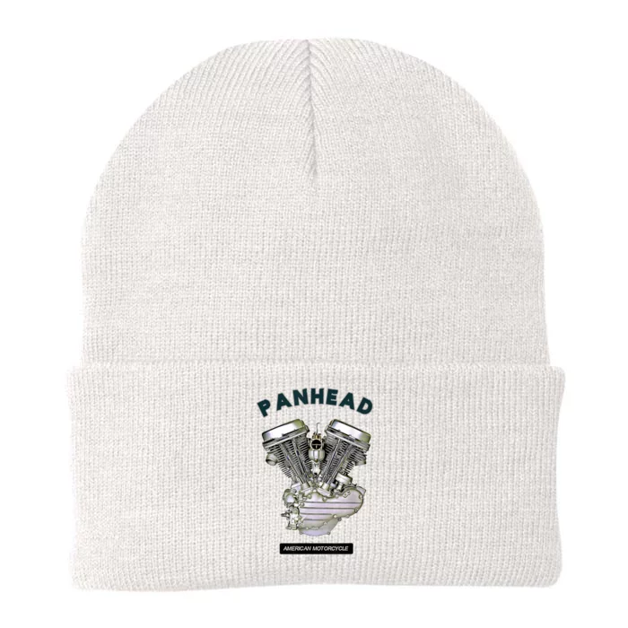 HD PanHead Retro VTwin Engine Motorcycle 48 65 Biker Gear Knit Cap Winter Beanie