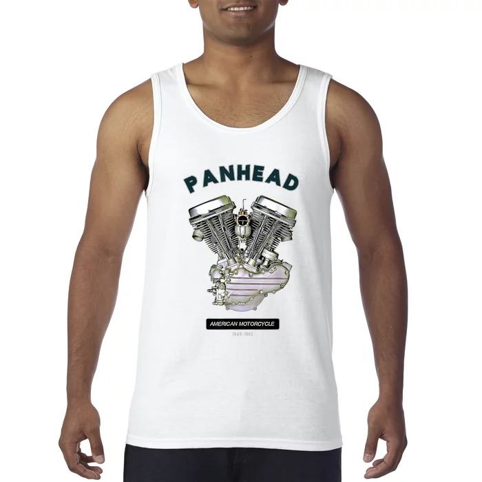 HD PanHead Retro VTwin Engine Motorcycle 48 65 Biker Gear Tank Top