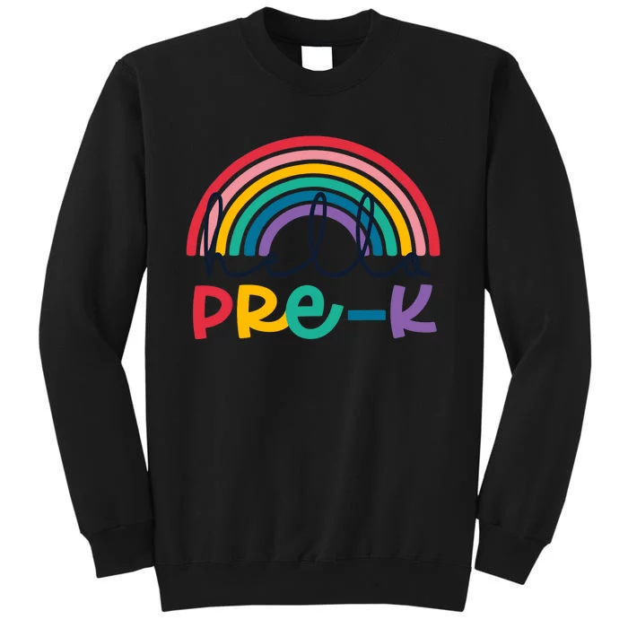 Hello Pre-K Rainbow Back To School Teacher Student Sweatshirt