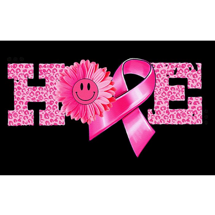 Hope Pin.K Ribbon Sunflower Breast Cancer Awareness Warrior Bumper Sticker