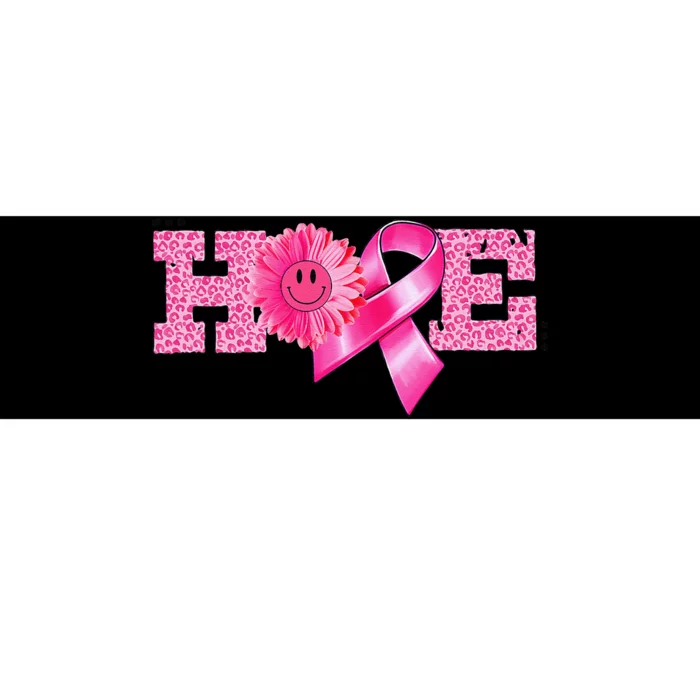 Hope Pin.K Ribbon Sunflower Breast Cancer Awareness Warrior Bumper Sticker