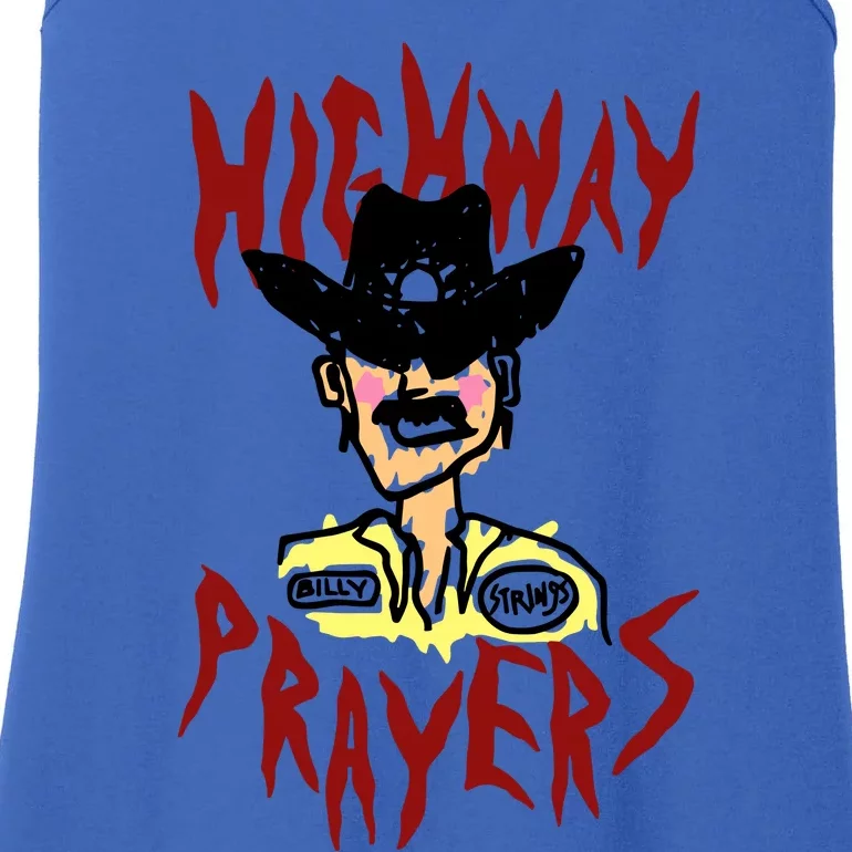 Highway Prayers Race Car Driver Ladies Essential Tank