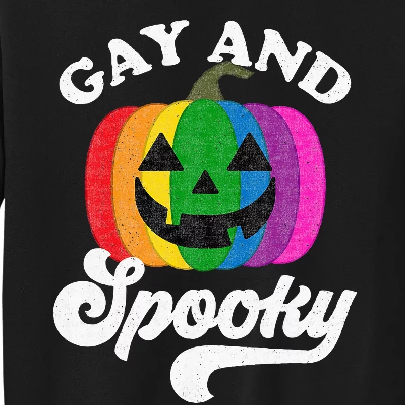 Halloween Pride Rainbow Jack O Lantern Gay And Spooky Sweatshirt